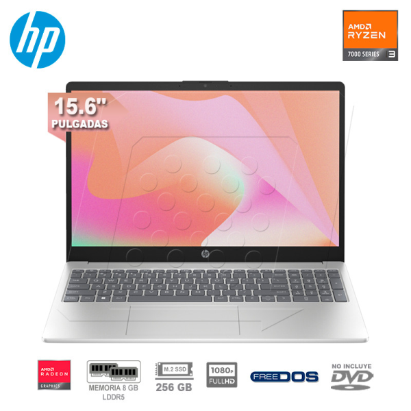 laptop hp color plata